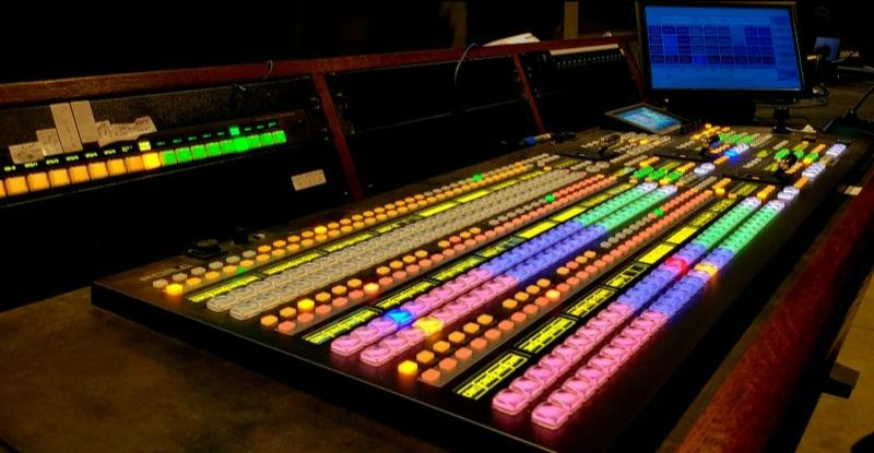 FOR-A VideoSwitcher rack in Charisma Group Studio
